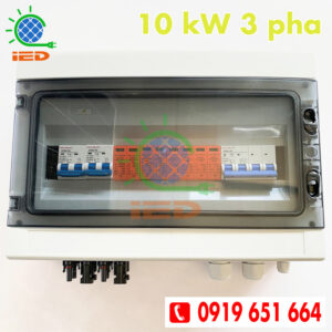 Tủ điện năng lượng mặt trời 10 kW 3 pha - tủ điện solar, tủ điện đấu nối sẵn