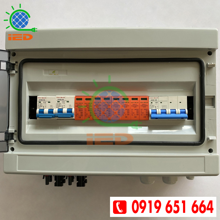 Tủ điện năng lượng mặt trời 10 kW 3 pha - tủ điện solar, tủ điện đấu nối sẵn - Ảnh 2
