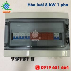Tủ điện năng lượng mặt trời 8 kW 10 kW 1 pha - tủ điện solar, tủ điện đấu nối sẵn