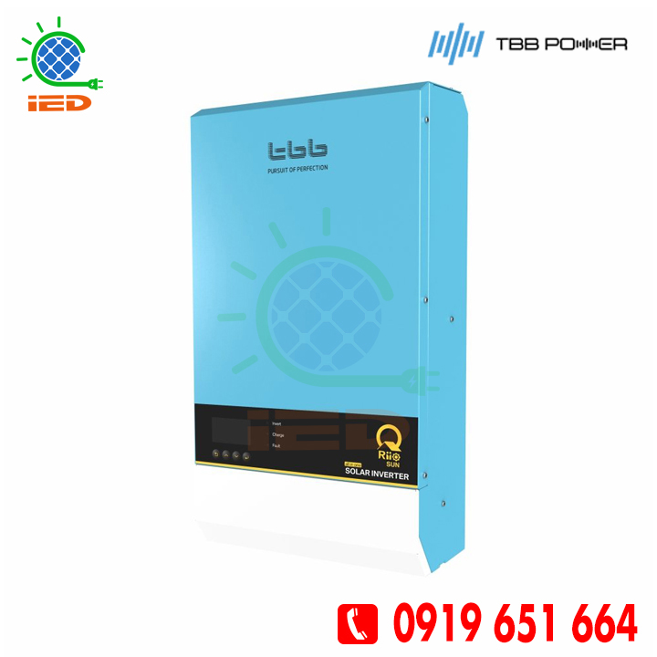 BIẾN TẦN INVERTER HYBRID (OFF-ON GRID) TBB RIIO SUN 5KVA 48V - Ảnh 4
