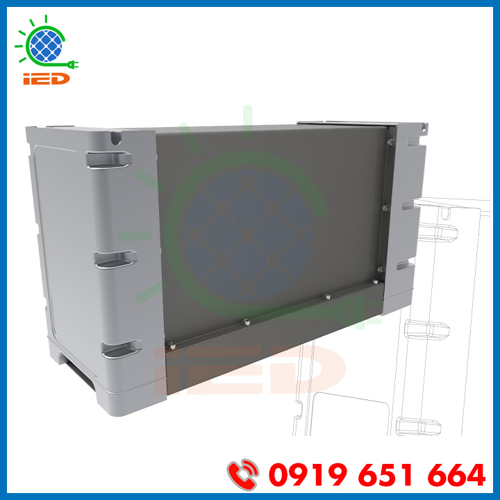 Pin lưu trữ Lithium-ion 12V 100Ah Blue Carbon - Ảnh 2