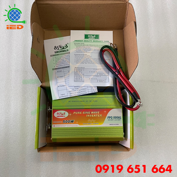 BIẾN TẦN SINE CHUẨN FPC-500A 12V - Ảnh 5