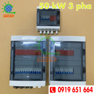 Tủ điện năng lượng mặt trời 50 kW 3 pha - tủ điện solar, tủ điện đấu nối sẵn