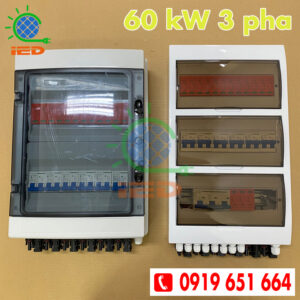 Tủ điện năng lượng mặt trời 60 kW 3 pha - tủ điện solar, tủ điện đấu nối sẵn