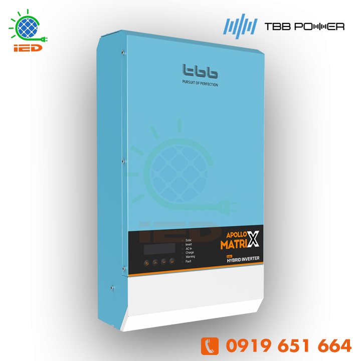 BIẾN TẦN INVERTER HYBRID (OFF-ON GRID) TBB APOLLO MATRIX 5KVA 48V - Ảnh 4