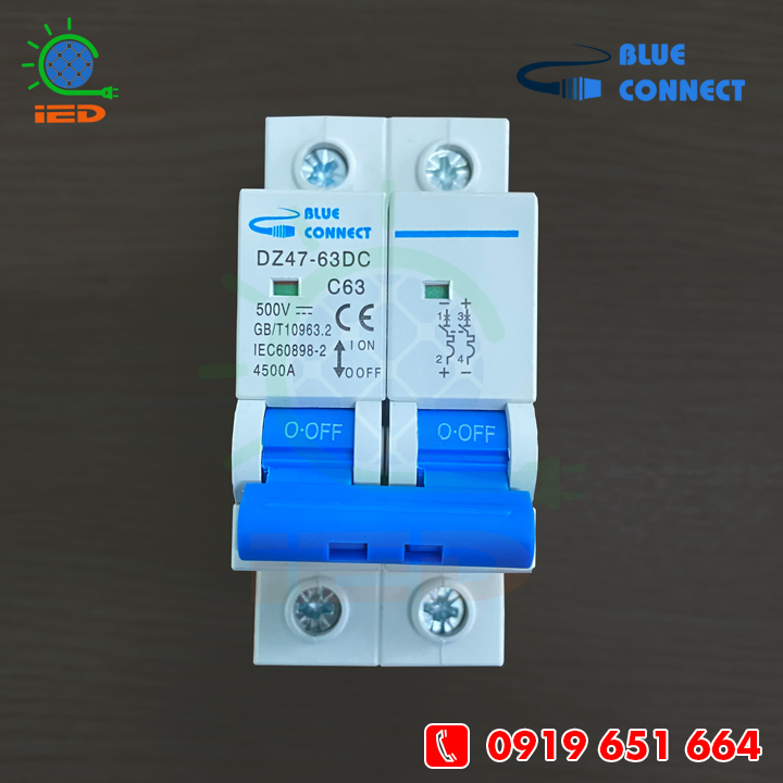 CB DC 63A Blue Connect điện mặt trời