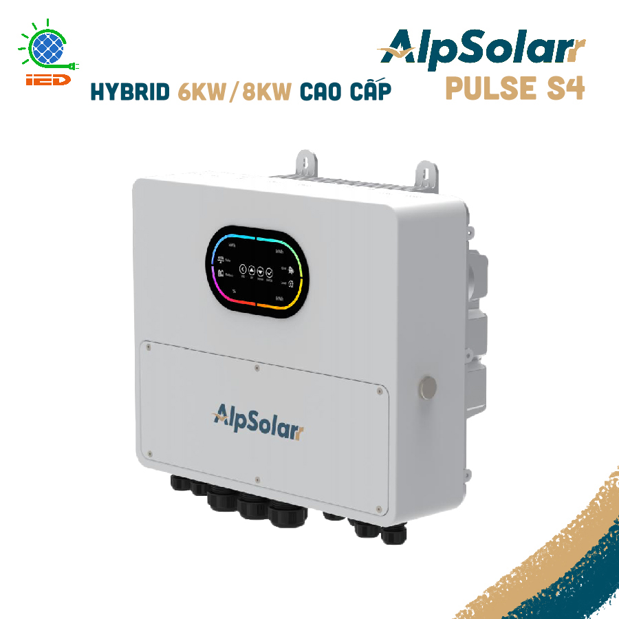 Biến tần hybrid 6kW/8kW/10kW ALPSOLARR PULSE S4 - Ảnh 3