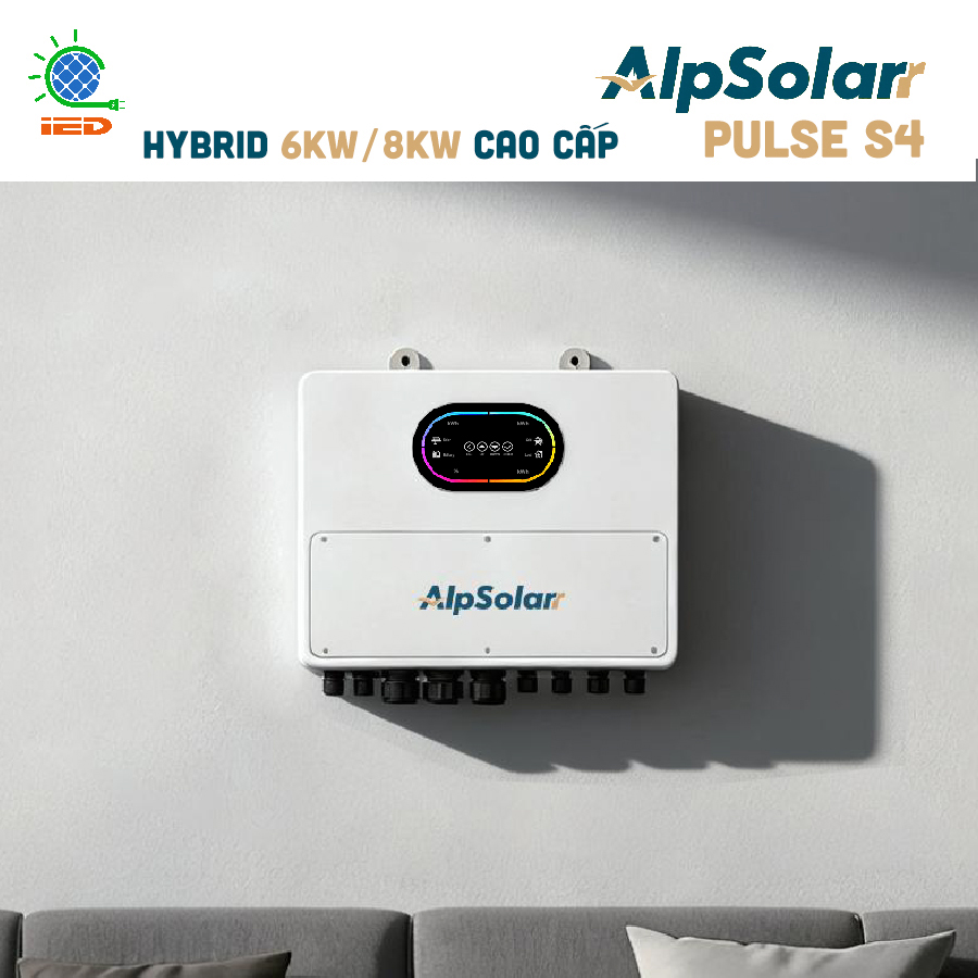 Biến tần hybrid 6kW/8kW/10kW ALPSOLARR PULSE S4 - Ảnh 4